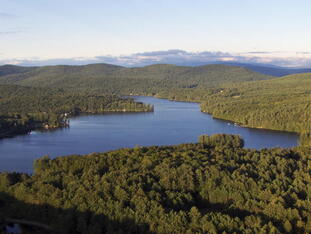 Lake Fairlee from Above
